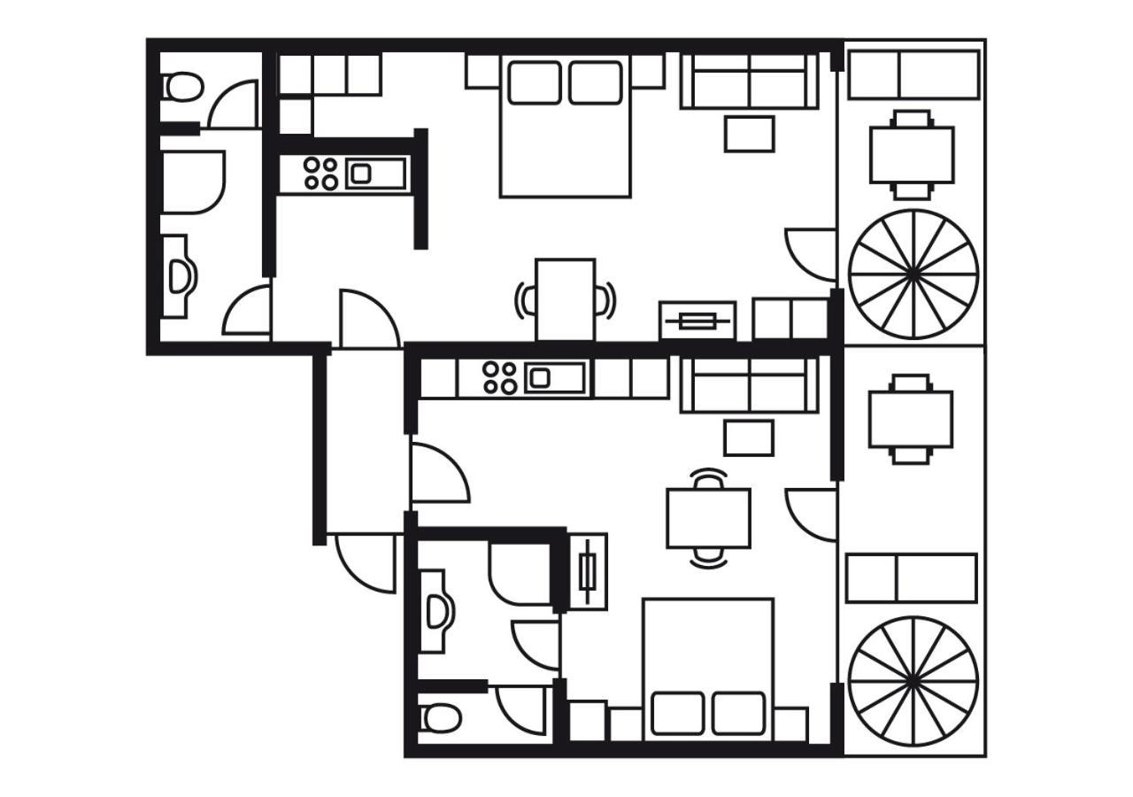 Appartement Tschivon Schenna Eksteriør billede